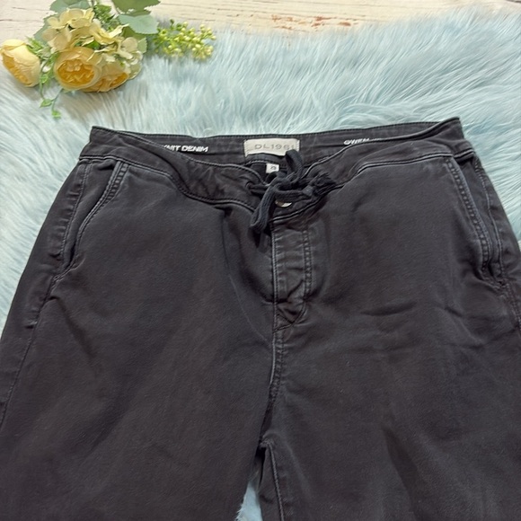 DL1961 Knit Denim Gwen Jogger Pants Black Sz 29 - Picture 2 of 9